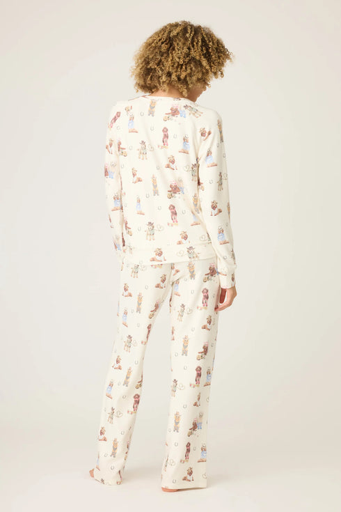 Pj Salvage Ruff On The Range Dog Print PJ Set